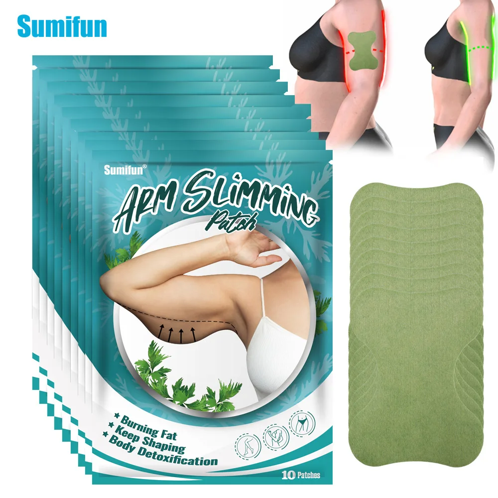 

1-20bags Sumifun Arm Slimming Patch Belly Fat Burning Massage Body Care Medical Plaster Loss Weight Body Shaping StickerWormwood