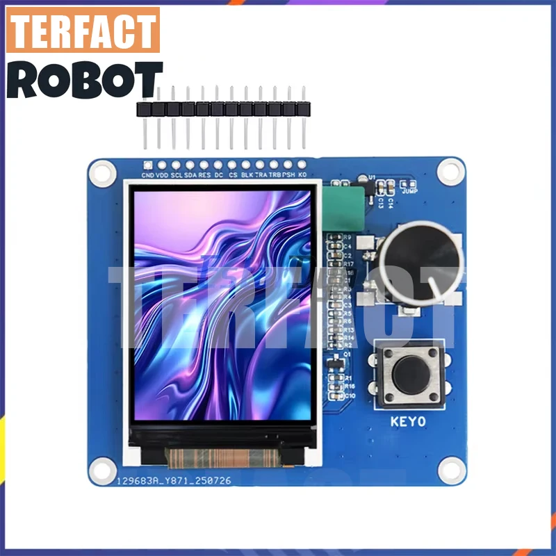 2.0 Inch TFT LCD Display with Rotary Encoder EC11, IIC SPI Interface for ESP32 Raspberry Pi DIY Projects