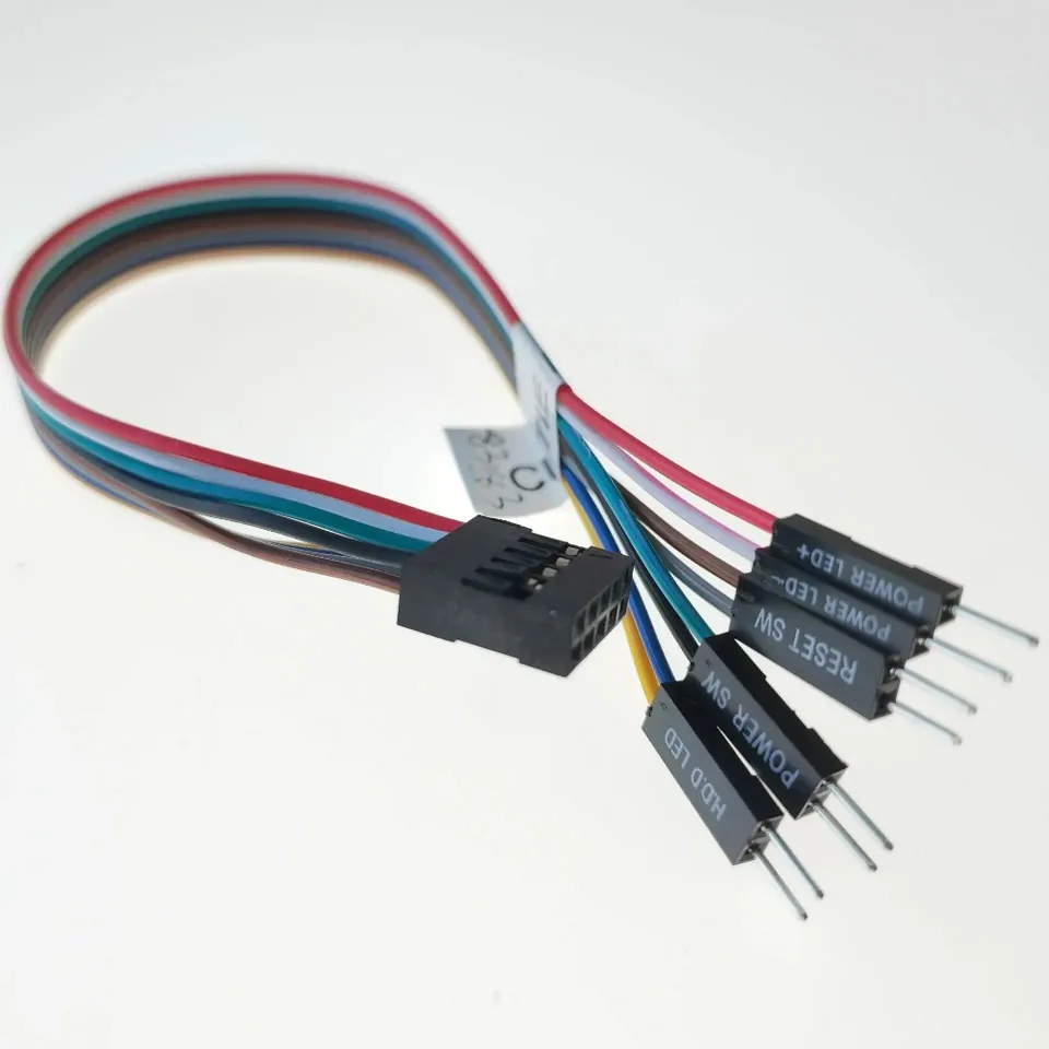 9ピン統合ATXマザーボードジャンパー延長ケーブルリセット電源SW