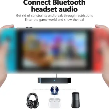 Bezdrátový Bluetooth audio vysílač s USB typu C, A2DP, SBC, nízkolatenční USB adaptér pro Nintendo Switch, PS4, TV, PC 6 nejlepší prodej Bezdrátový adaptér USB typu C - №4