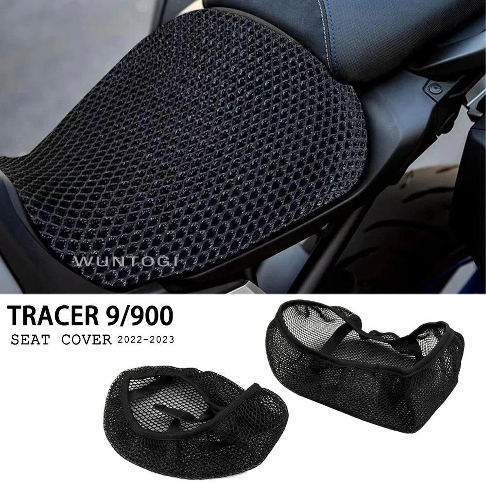 2022 2023 Tracer 9 Accessories Seat Covers For Yamaha Tracer9 Tracer 900 New Motorcycle Seat Protect Cushion 3D Mesh Seat Cover