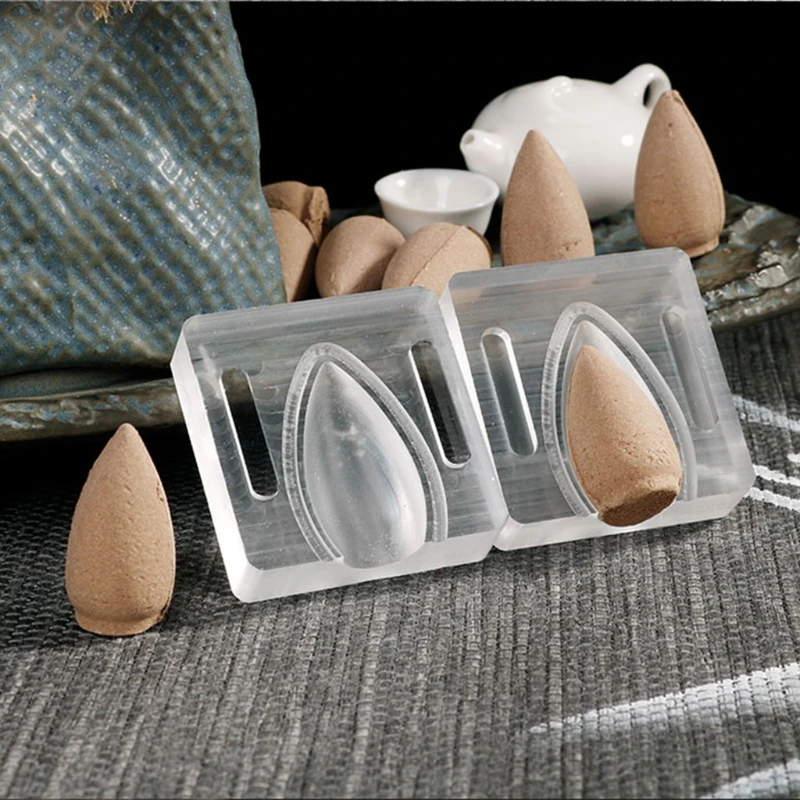 Incense Cone Making Mold Acrylic Transparent Tower Incense Mould DIY Incense Cone Making Tool Hand Crafts Y5GB - Image 6