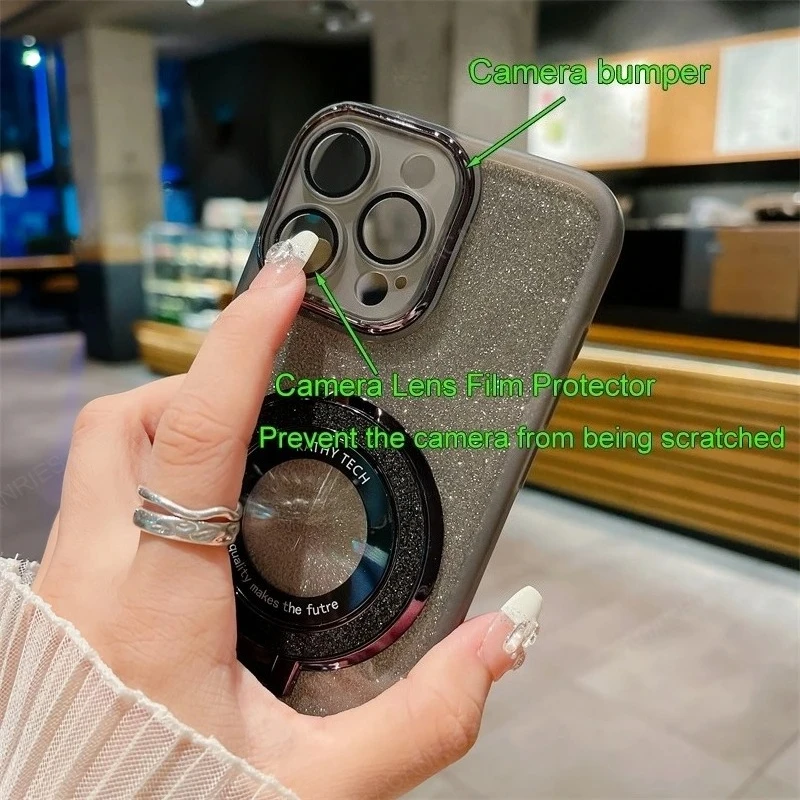 حافظة لهاتف Honor Magic 8 Pro 7 6 5 Lite X9 X8 X7 X6 a/b/c حامل مغناطيسي غطاء كاميرا مضاد للسقوط