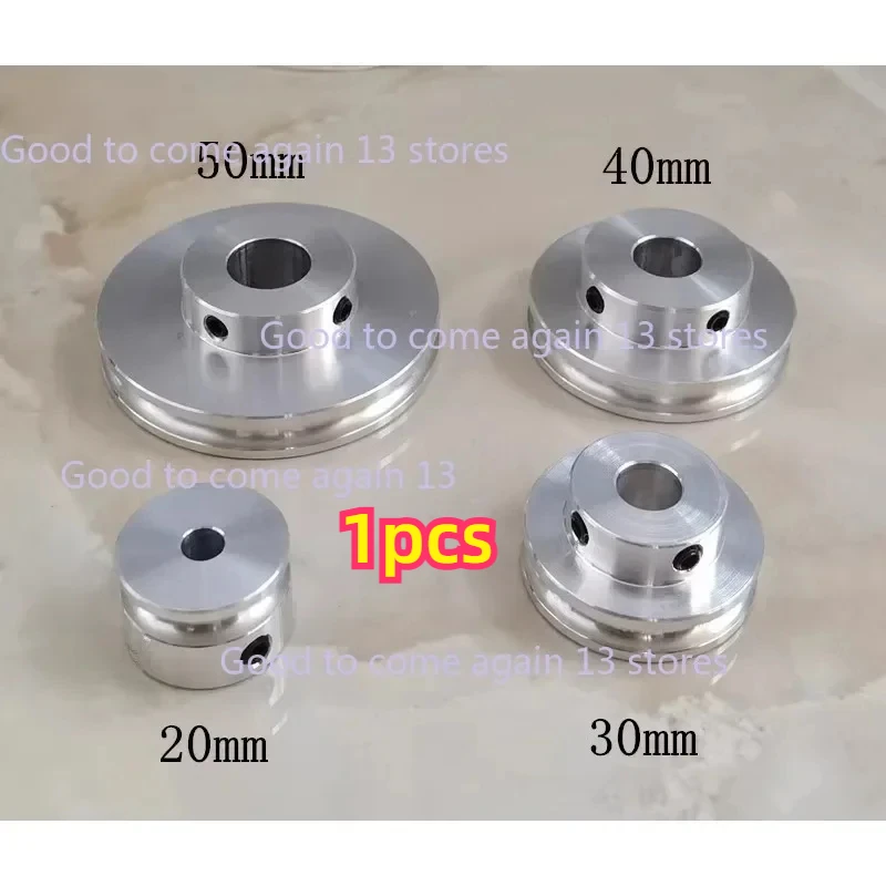 Aluminum Alloy Single Groove Pulley R2U Small Motor  Pulley, Single Groove, Pulley Diameter 20/30/40/50mm High Quality 1PCS