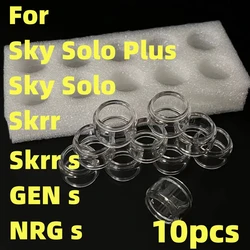 10PCS Automotive Glass Tools Replacement Sky Solo / Sky Solo Plus Bubble Bulb Fat / Straight Normal Transparent Glass Accessary