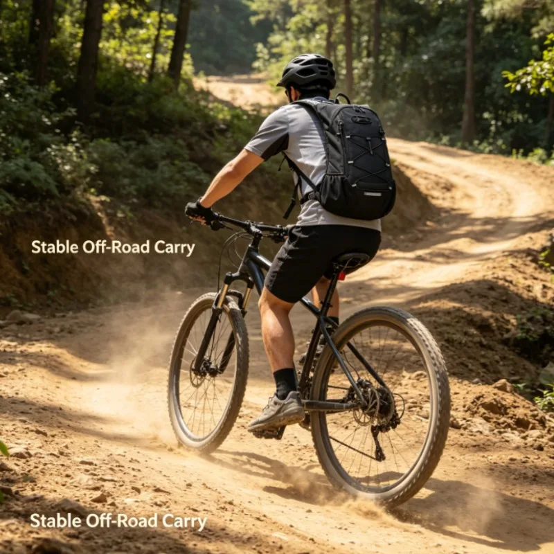 Foldable Lightweight Hiking Backpack Unisex Cycling Holder For Mountain Biking Trail Running And Outdoor Adventure