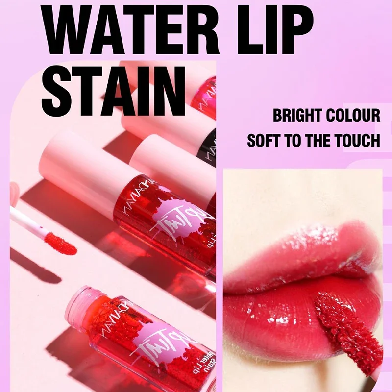 Tinta labial de suco de frutas, batom líquido e blush, copo antiaderente, impermeável, duradoura, mancha labial de água, maquiagem lábios e bochecha, 2 em 1, 1pc