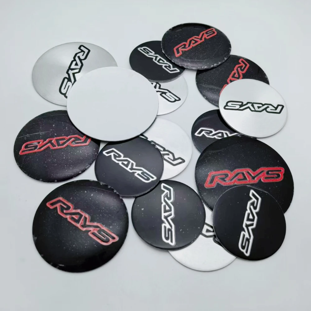 4pcs 45mm 50mm 56mm 65mm RAYS Logo Emblem Car Stickers Accessories for Car Wheel Center Caps Hub Cap Rim Cover Badge Replacement view 5