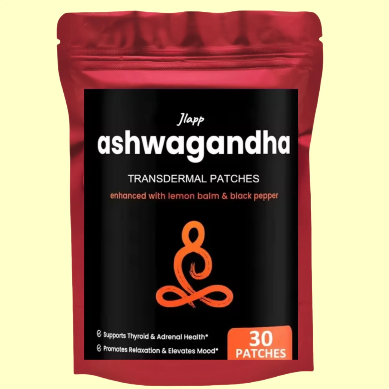 Ashwagandha Transdermal Patches Natural Energy, Performance & Mood Support 30 Patches