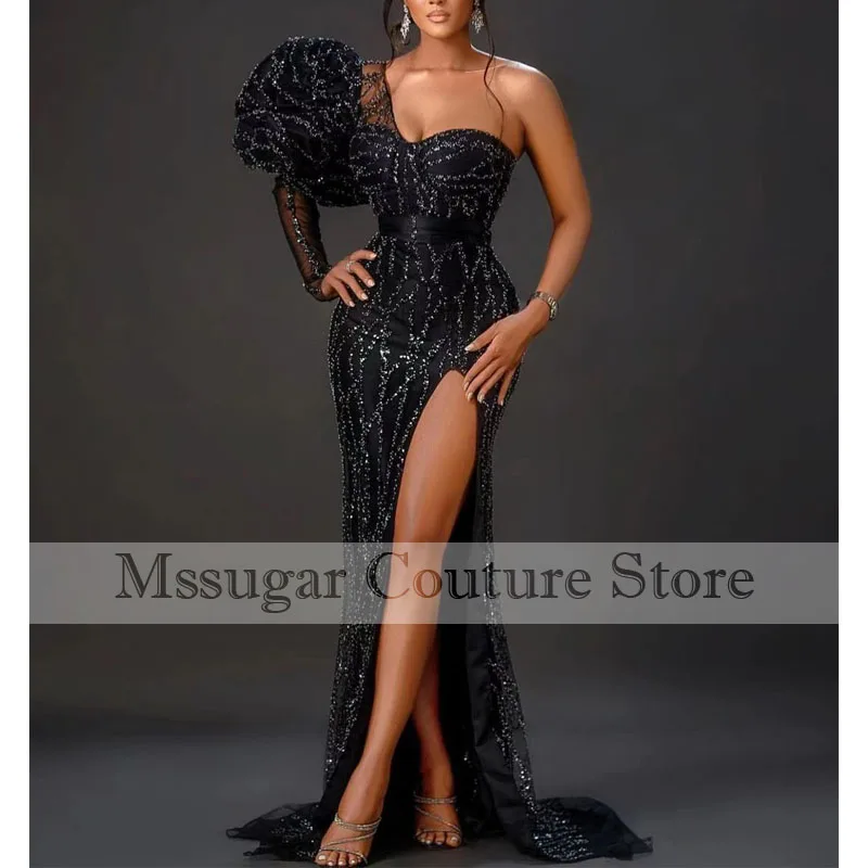 

Aso Ebi African Velvet Sequins Mermaid Prom Dresses 2023 For Black Girls Celebrity Dress Formal Party Dresses Robe De Soiree