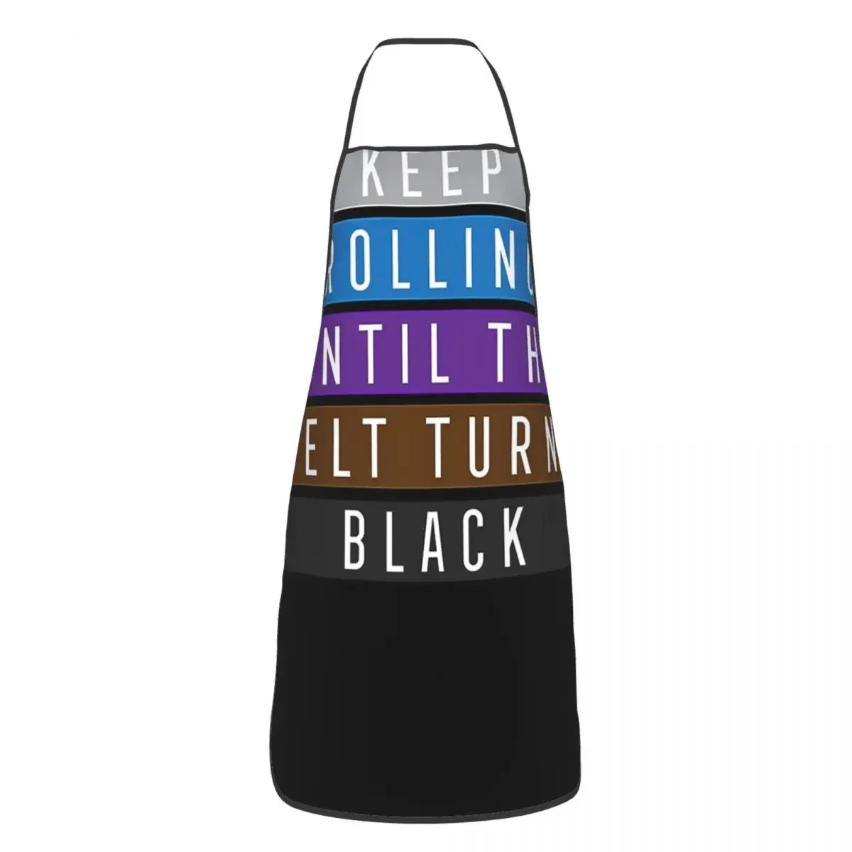 Jiu Jitsu BJJ Keep Rolling Light Aprons Chef Cooking Cuisine Tablier Sleeveless Bib Kitchen Cleaning Pinafore for Men Gardening