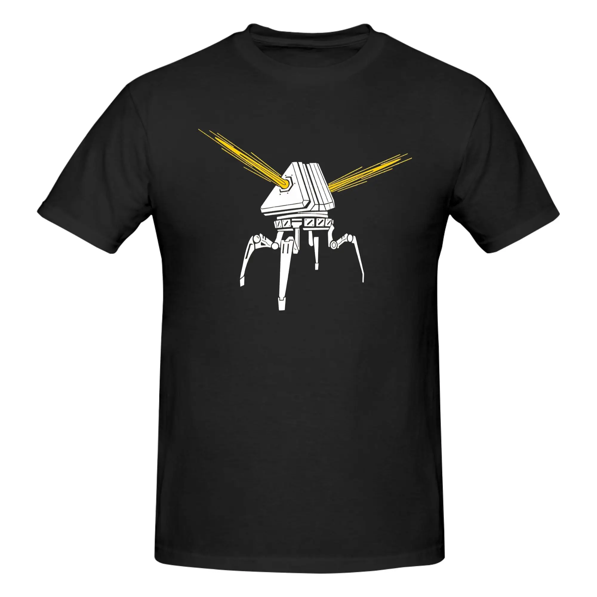 1 Piece Loot Tick Robot Novelty 100% Cotton T-Shirt A-Apex Battle Royale Fps Tops Tees For Men