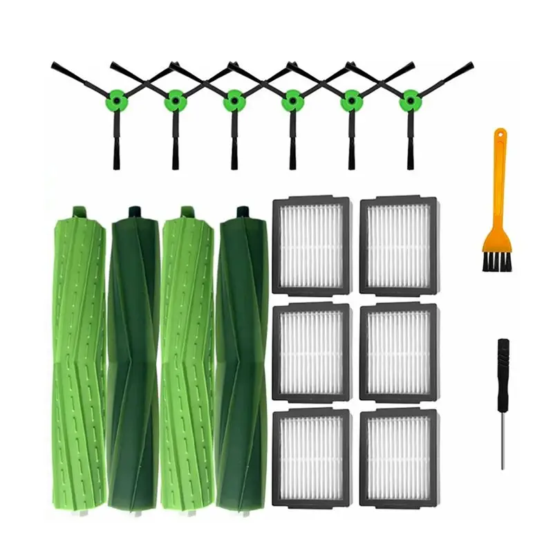 LICE-For Irobot Roomba Combo I5 / I5+ / J5 / J5 + Robot Vacuum Cleaner Main Side Brush Hepa Filter Parts