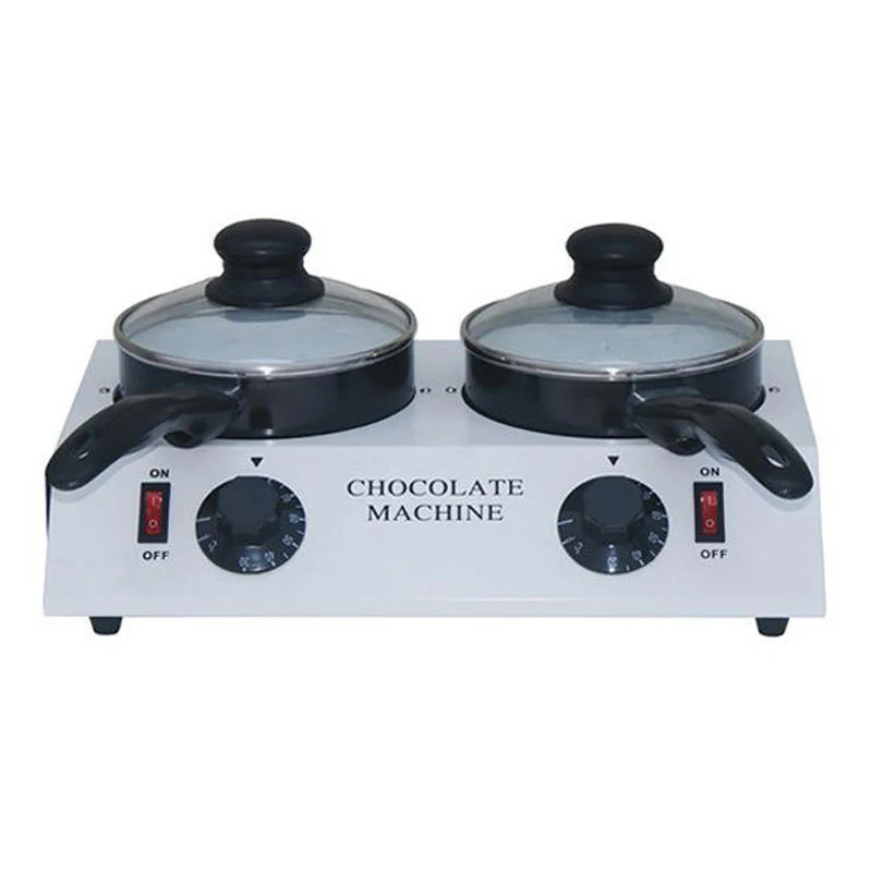 Electric Double-Boiler Chocolate Melter Single-Head Chocolate Machine Insulated Melting Pot 220V/110V Sauce Warmer