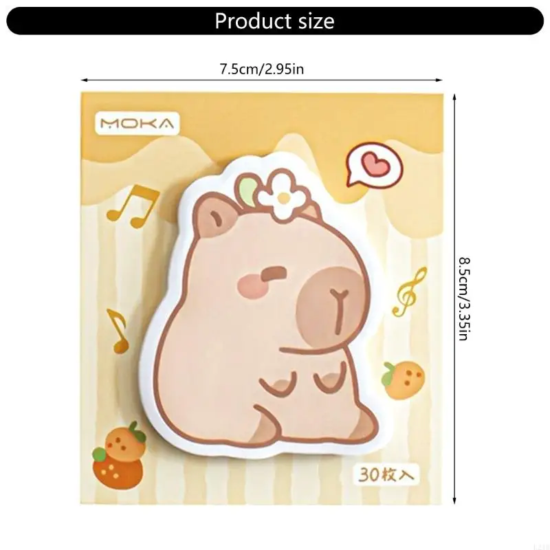 2025 Новый 8pcs Cartoon Comport Designs Note Pad Lealves Memo Pad PAND PANC