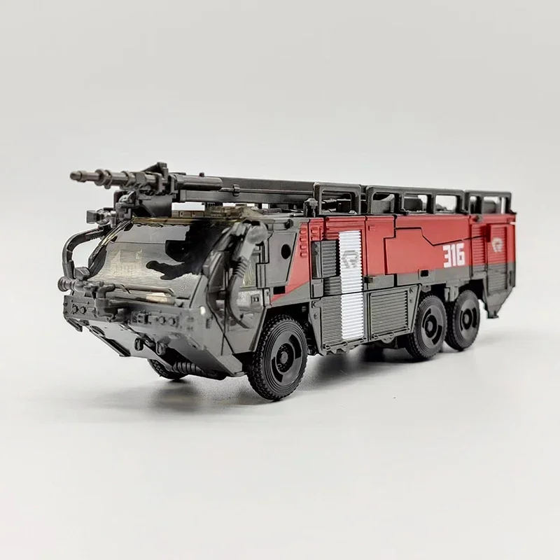 W magazynie Transformed Toys TW1024 Sentinel Prime Finely Painted Deluxe Edition Fire Truck SS61 Ruchome lalki Kolekcja prezentów