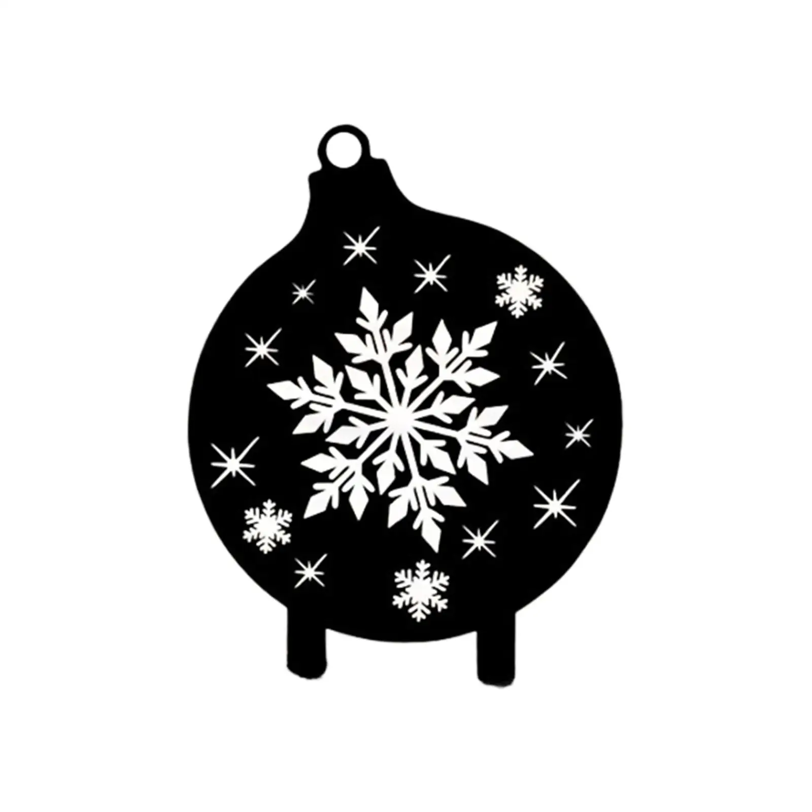 Christmas Yard Signs Decor Christmas Outdoor Yard Sign Hollow Snowflake Stake for Lawn Decor Garden Yard Festival Wedding Party