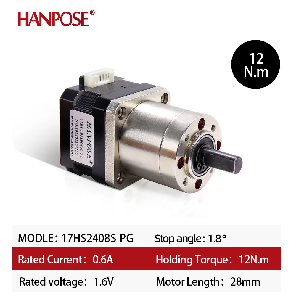 Nema17 silnik krokowy przekładnia planetarna 17HS2408S-PG całkowicie stosunek wytłaczarka z przekładnią mechaniczne ramię silnik robota do drukarki 3D