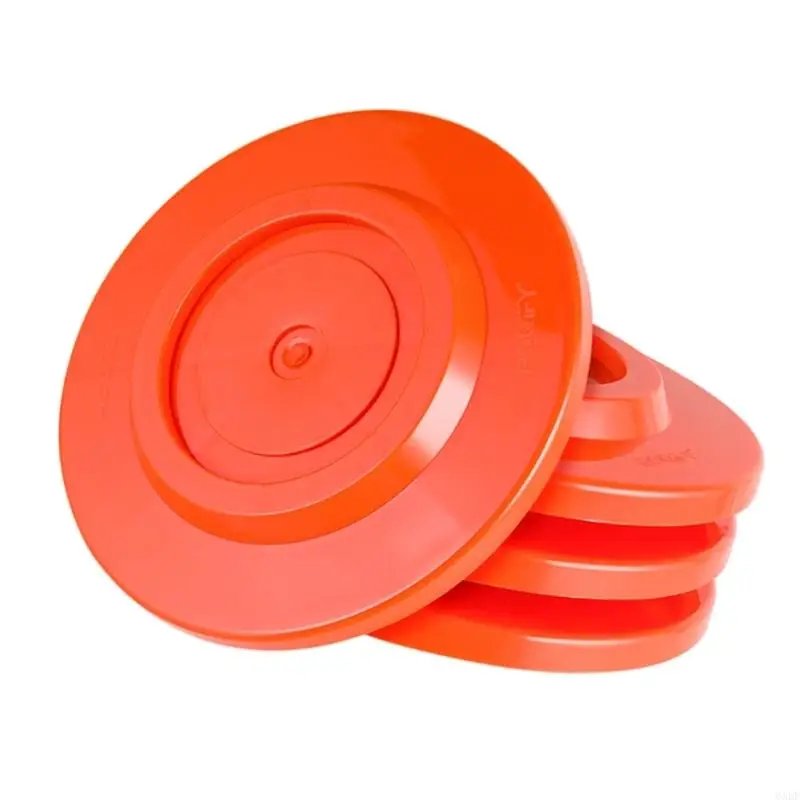 

2025 New 4Pcs Sturdy RVs Jacks Stand Pads RVs Leveling Stabilizer Jacks Pad Round Landing Feet For Campers Road Trips