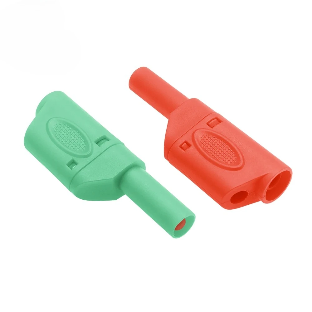 Stackable Safe 4mm Banana Plug Solder/Assembly High Quality Welding-free Connector for Multimeter