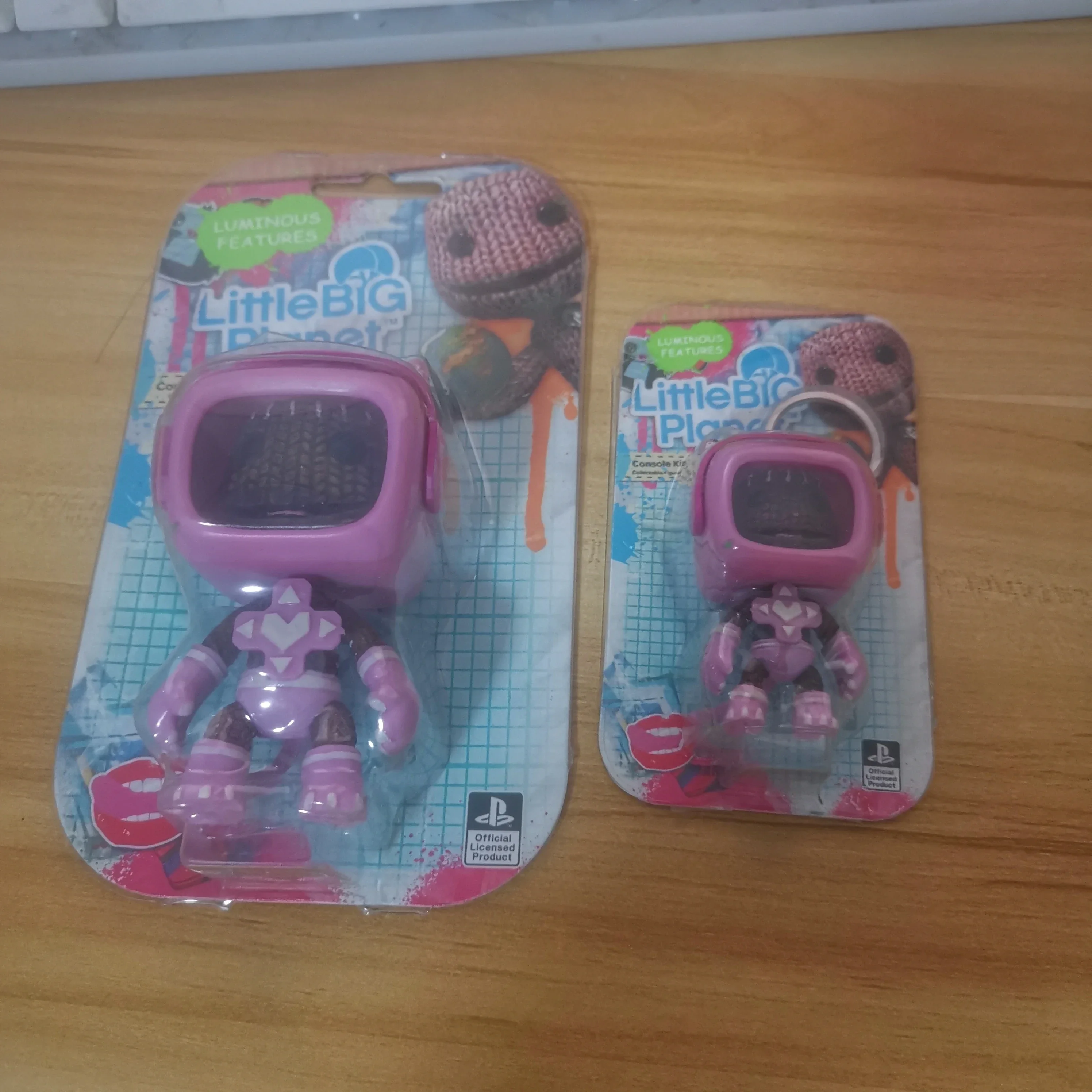 LittleBigPlanet Sackboy Cute Game Anime Figurine Keychain Models Kawaii Little Big Planet Robot Kitty Action Figure Toys Gift