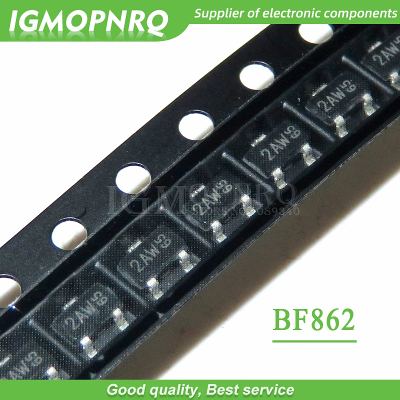 10pcs/lot BF862,215 BF862 JFET N-CHAN 20V SOT-23 Best quality