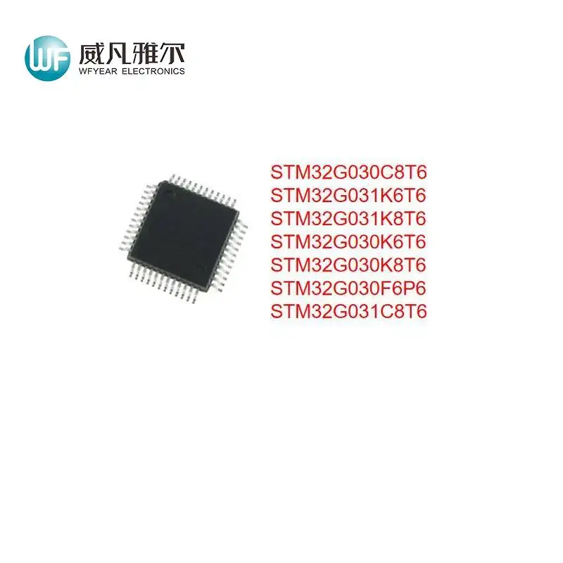 New STM32G030C6T6 STM32G030C8T6 STM32G030 STM32G031K6T6 STM32G031K8T6 STM32G030K6T6 STM32G030K8T6 STM32G030F6P6 STM32G031C8T6