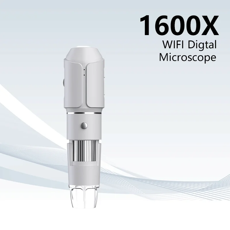 WiFi Digital Handheld Microscope  50 to 1600x Wireless Magnification Endoscope Camera With 8 LEDs for iPhone iPad Android