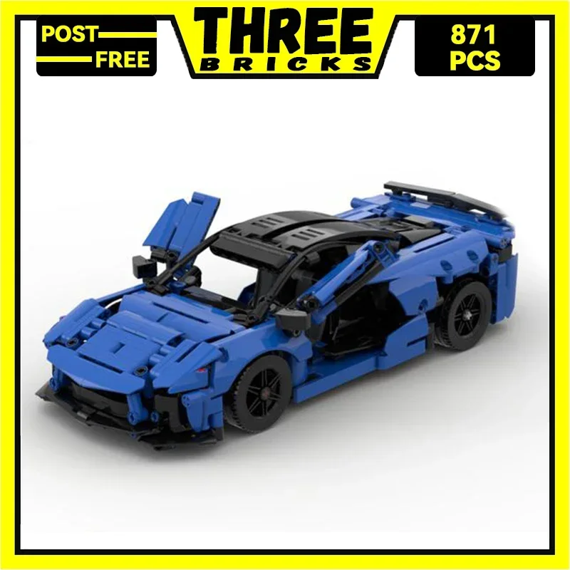 ThreeBricks Moc Building Blocks Sports Car Model Series Speed Champion Technology Bricks DIY Toys For Kids Children Gifts  cars