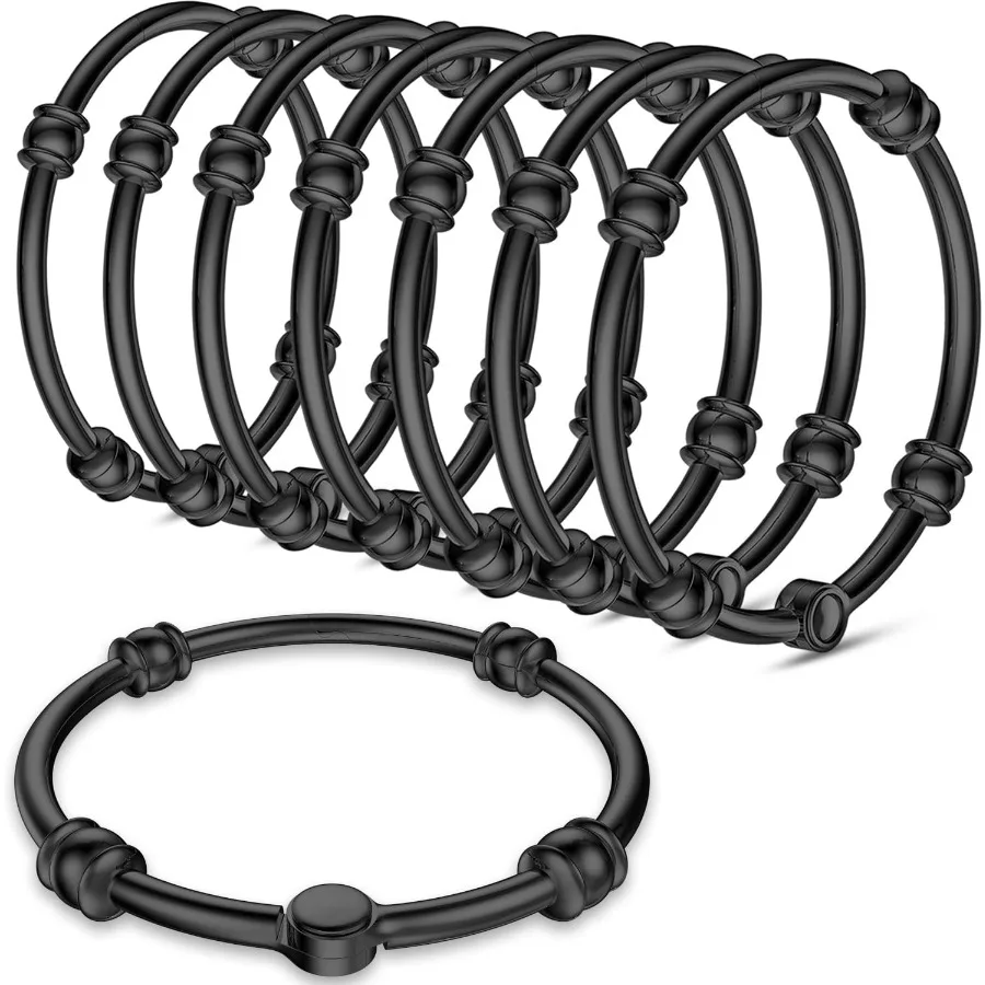 

Shower Curtain Rings 12 Pack Shower Hooks for Shower Curtain Rt Proof Metal Decorative Shower Rings for Bathroom Shower Rod Smo