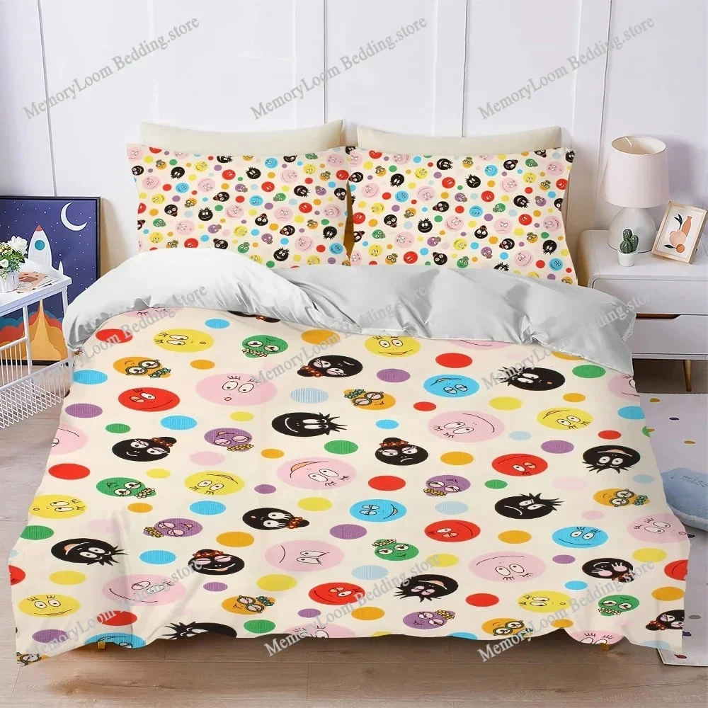 Cartoon B-Barbapapa Cute Duvet Cover Set Home Style Bedding Soft Laundry Cotton Bed Four Seasons Student Dormitory Luxury Gift74