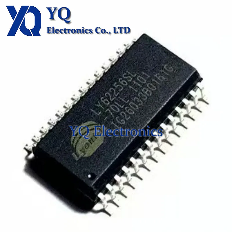 10PCS/lot New OriginaI LY62256SL LY62256SL-70LL LY62256 62256 SOP-28 Memory Chip