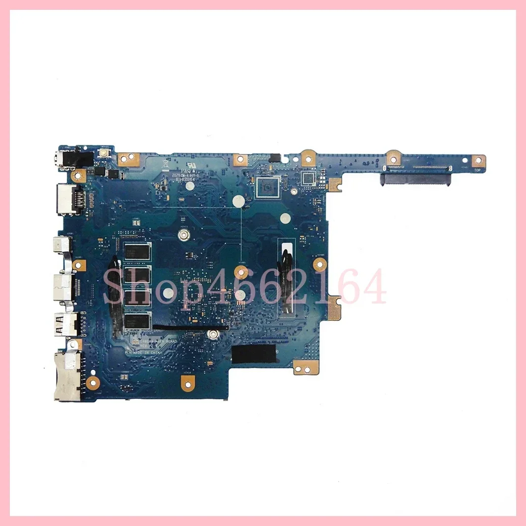 E402YA with E2-7015 CPU 4GB-RAM 0GB/64GB SSD Notebook Mainboard For Asus VivoBook E14 E402 E402Y E402YA Laotop Motherboard