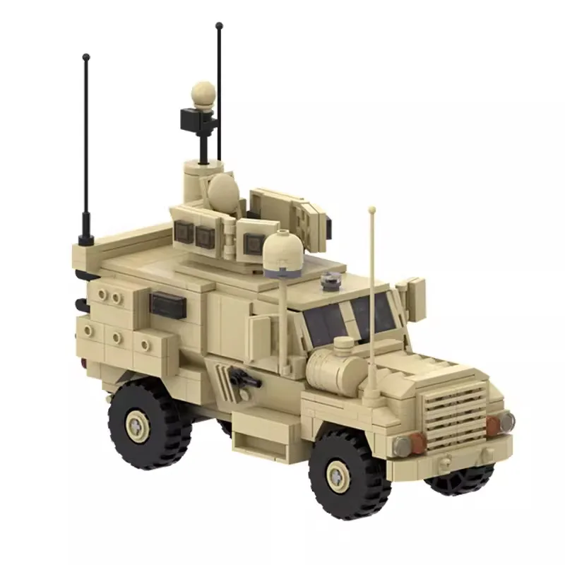 

Classic Anti ambush Anti Mine Anti Ambush Vehicle Building Blocks Mine Sweeping Drum Model Bricks 4x4 Car Toy Kids Puzzle Gift