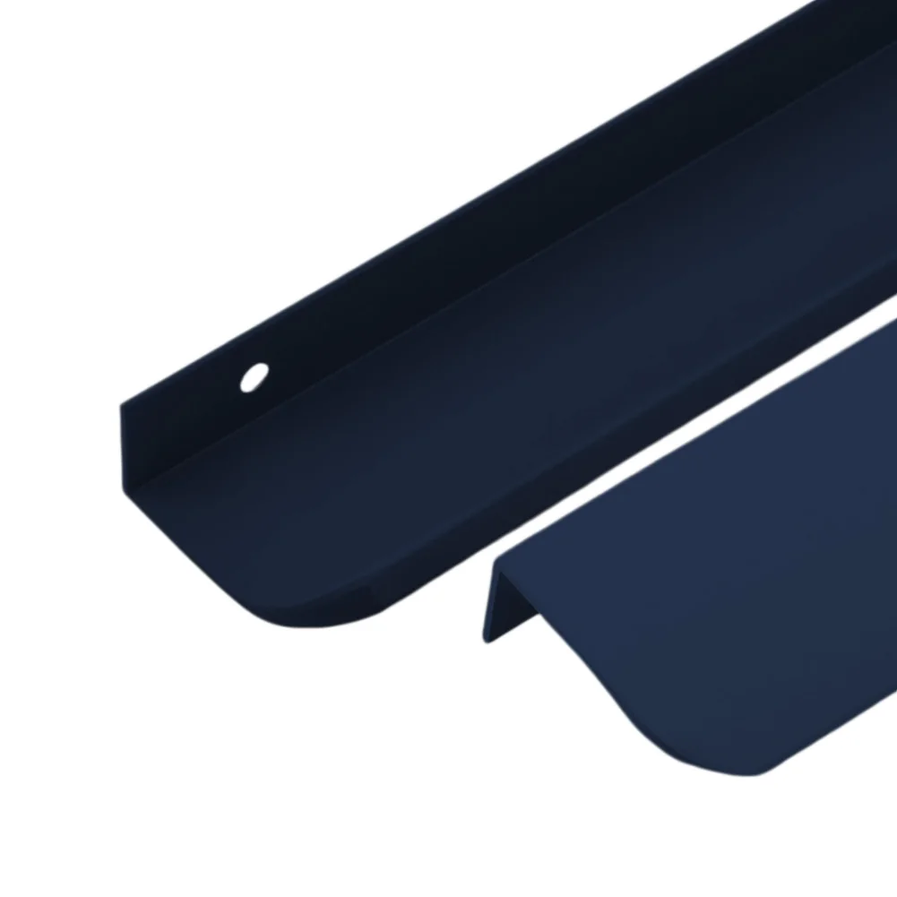6 Piece Aluminum Finger Edge for pulls for Kitchen For Cabinets Drawers Wardrobes and Commercial Residential Cabinet