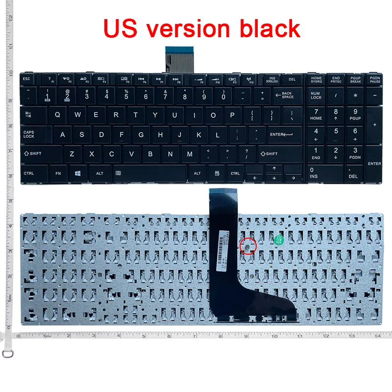 NEW US/RU/FR/AR/UK/SP Keyboard For TOSHIBA C855 C855D L850 L850D L855 C870 C870D C875D L870 L850-T01R P850 S850 S855D C850