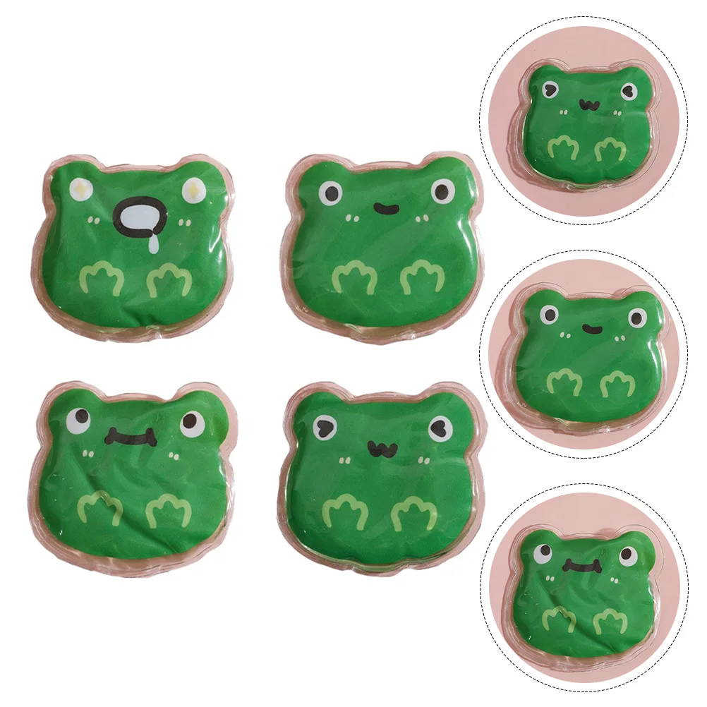 

4pcs Portable Frog-Shaped Hand Warmer Reusable Small Self-Heating Bag Instant Warm Winter Outdoor Safety Supplies