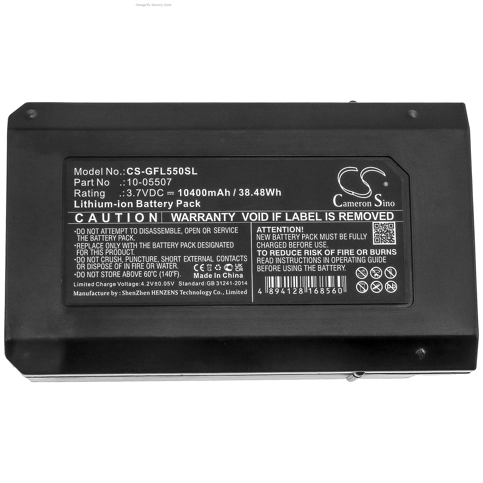 3.7V 10400mAh/13600mAh Battery 10-05507 for Geo-Fennel Rotationslaser FL 500 FLG 500 FL 550