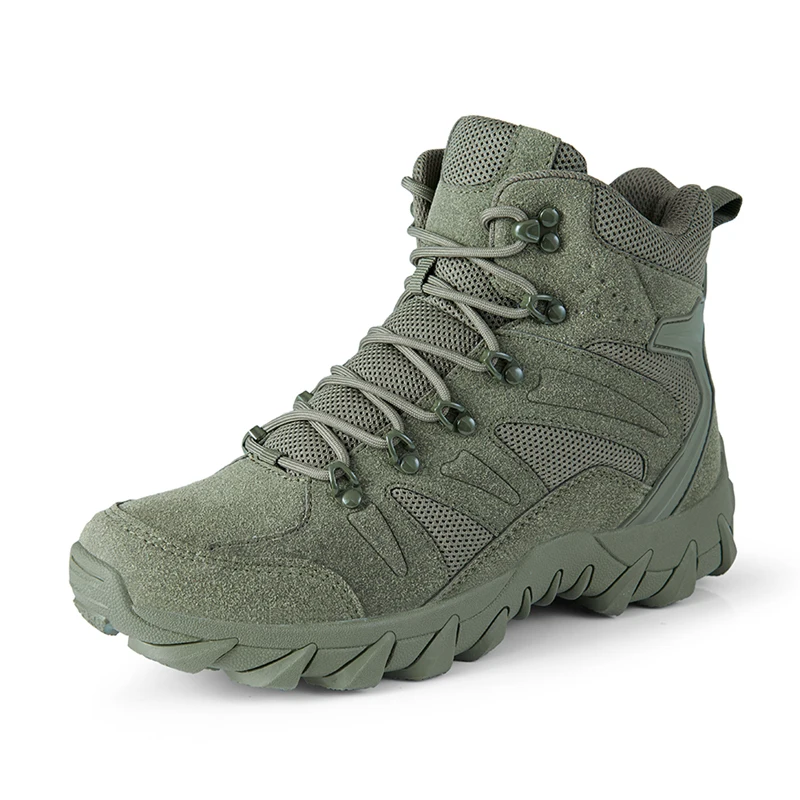 Desert Combat Training Boots Male Outdoors Camping Anti-wear Rapid Response Hiking Shoes Fishing Hunting Sneakers Men Zapatillas