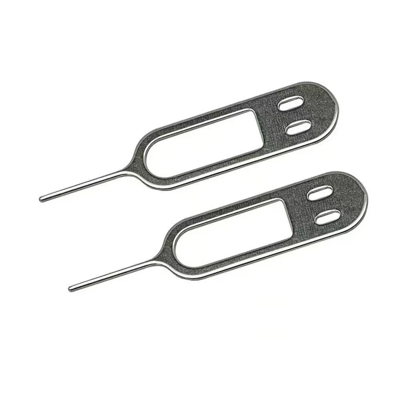 50 PCS Sim Card Tray Removal Eject Pin Key Tool Stainless Steel Needle For Google For IPhone For Samsung