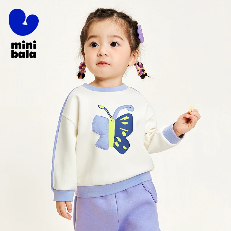 Mini Bala maglione a maniche lunghe Unisex bambini maglione a maniche lunghe primavera alla moda carino bambini Top