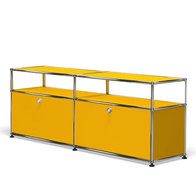 Modern Cabinet Module Stainless Steel U Locker SM Yellow Medieval