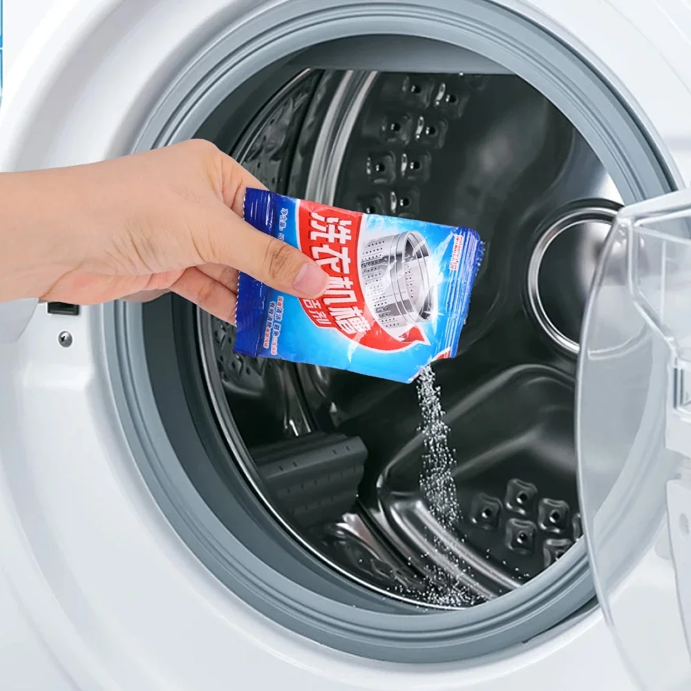 Washing Machine Cleaning Powder in Bags Washing Machine Tank Cleaning Agent Effective Removal Mildew Laundry Cleaner Surfactant