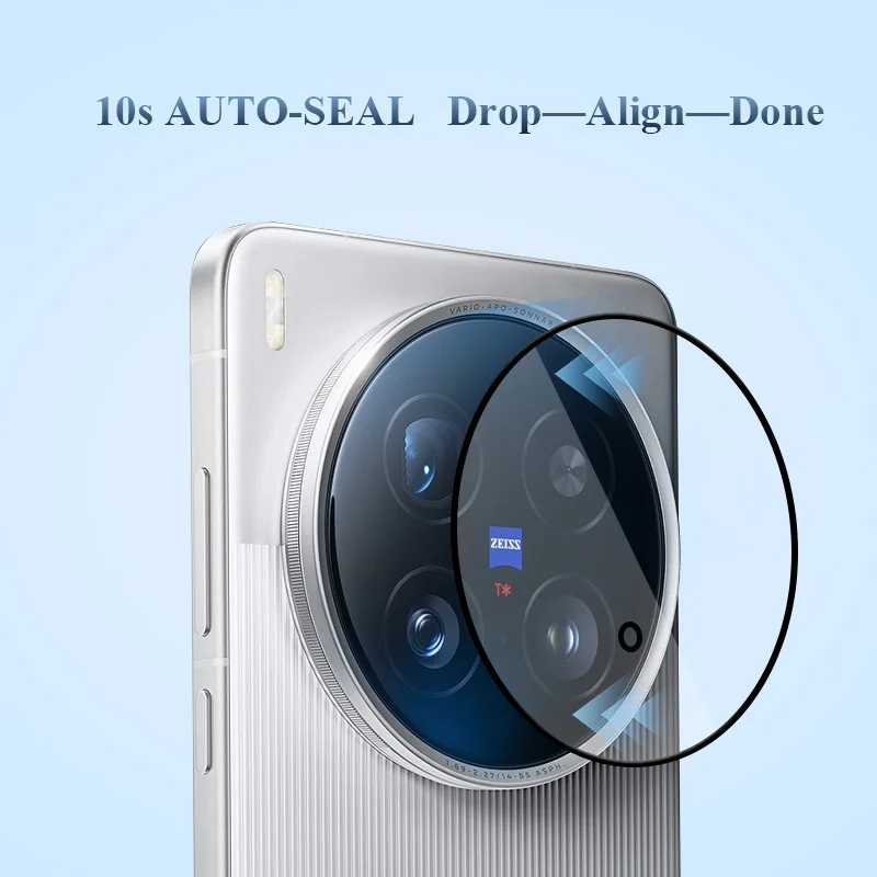 Lereach لـ vivo X200s X200 Ultra X200 Pro mini iQOO Z10 Turbo Pro طبقة حماية عدسة الكاميرا من الزجاج المقسى، محاذاة دقيقة #4