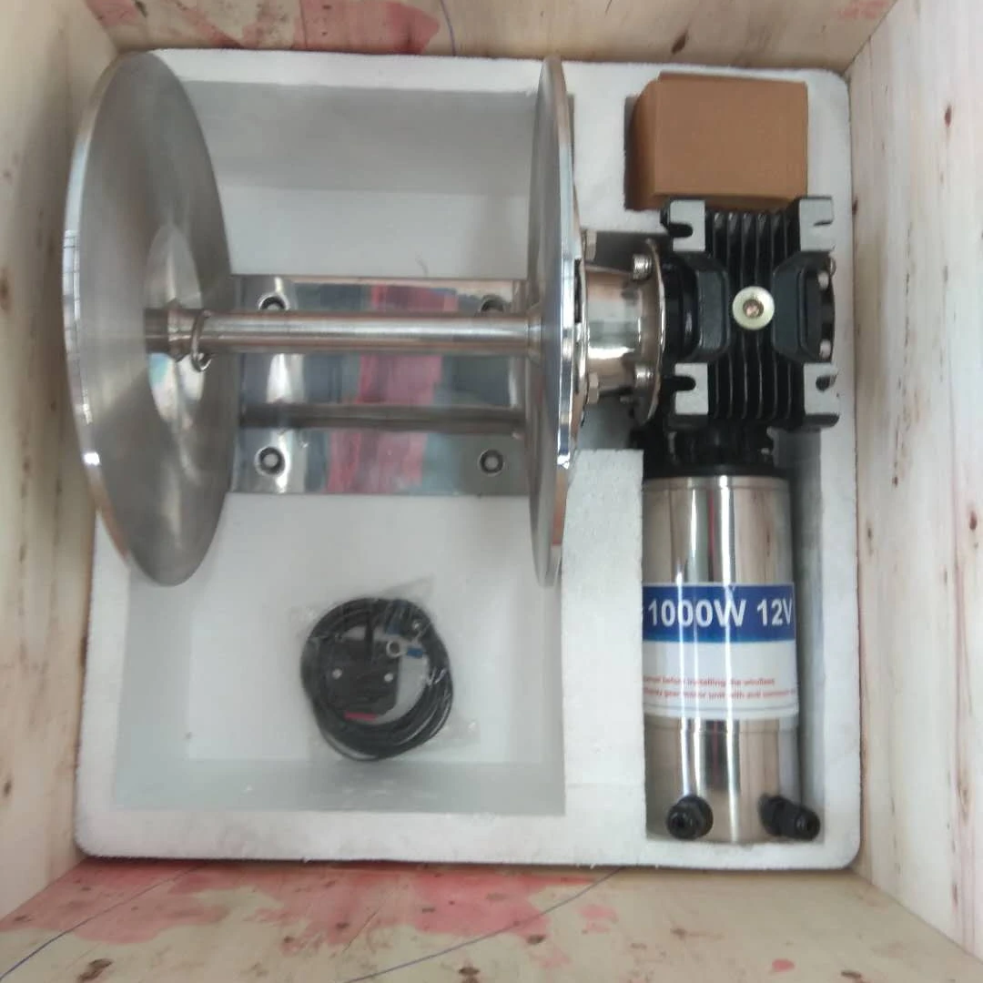 12V 600W1000W 316 Stainless Solenoid Overload Protection Steel Boat Accessories Electric Winch 12V