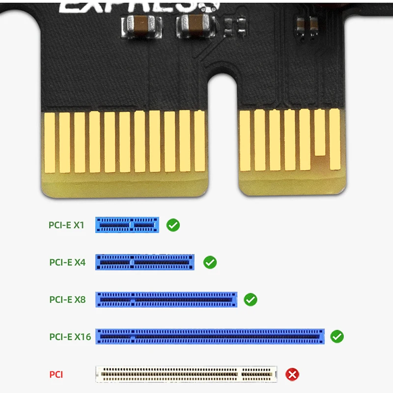 1Gb PCIE Network Card PCI Experss X1 to Single Port RJ45 Network Cards Adapter 10/100/1000Mbps RTL8111H Chip LAN NIC for Desktop