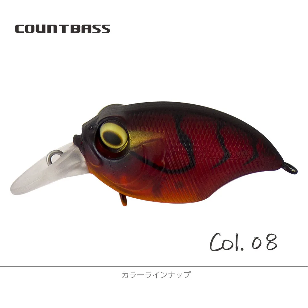 Countbass Wobbler 38 mm 1-1/2 Zoll 43 mm 1-3/4 Zoll 48 mm 1-7/8 Zoll Angelköder Stecker Wobble Fishing Kunststoffköder Wobbler – Detail 24