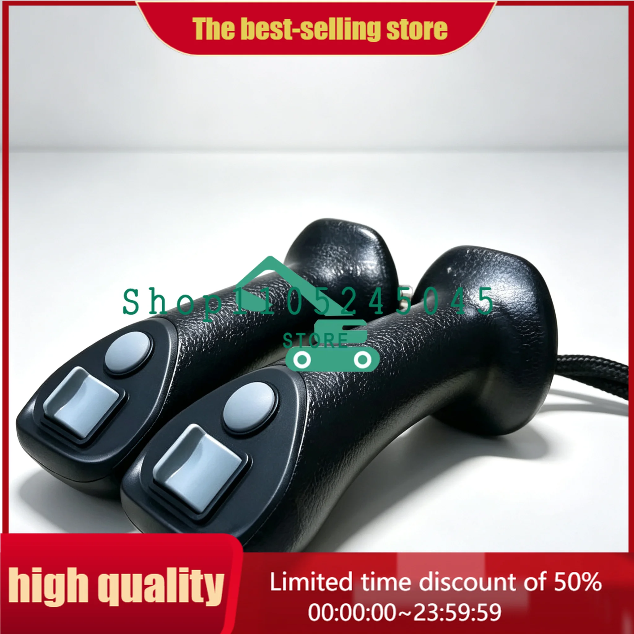 12mm/14mm Micro Excavator Electric Control Multifunctional Handle (convex Cover Pulley 2 Buttons)