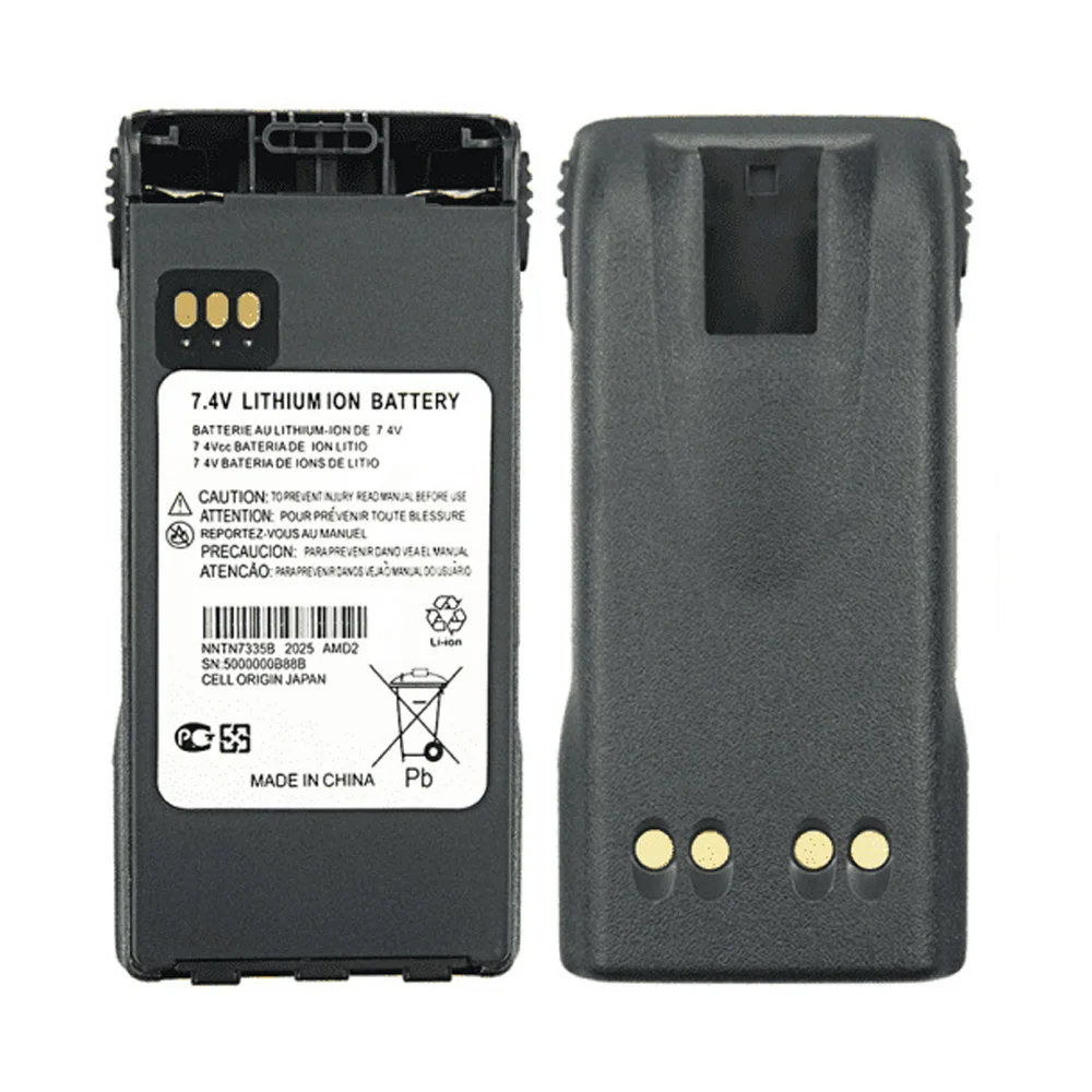 NNTN7335B Rechargeable Li-ion Battery for IMPRES Motorola XTS1500 XTS2500 PR1500 MT1500 Two-Way Radios Replacement