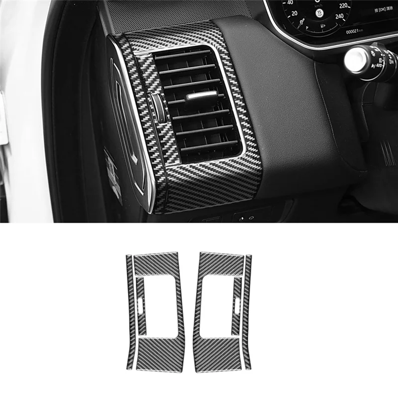 

A20K-Car Interior Carbon Fiber Vent Covers For Land Range Rover Sport 2014-2022 Accessories